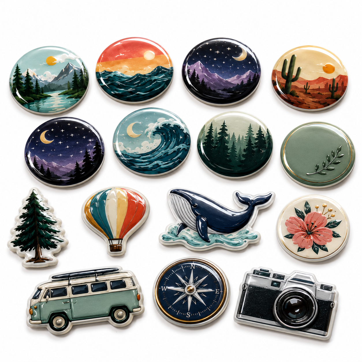 Stickers 3D con Barniz UV